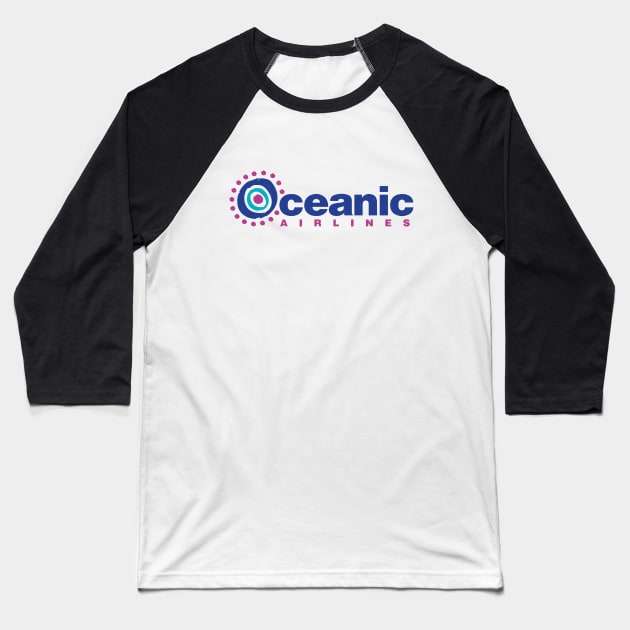 Oceanic Airlines - logo LOST Baseball T-Shirt by BodinStreet
